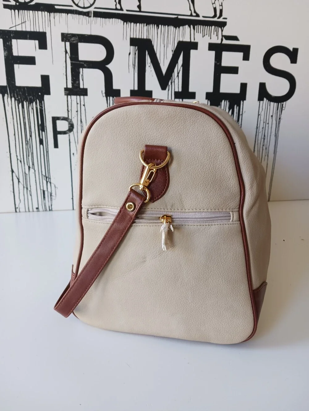 Pierre Balmain Leather Weekender Duffle , Travel Bag, Crossbody Bag